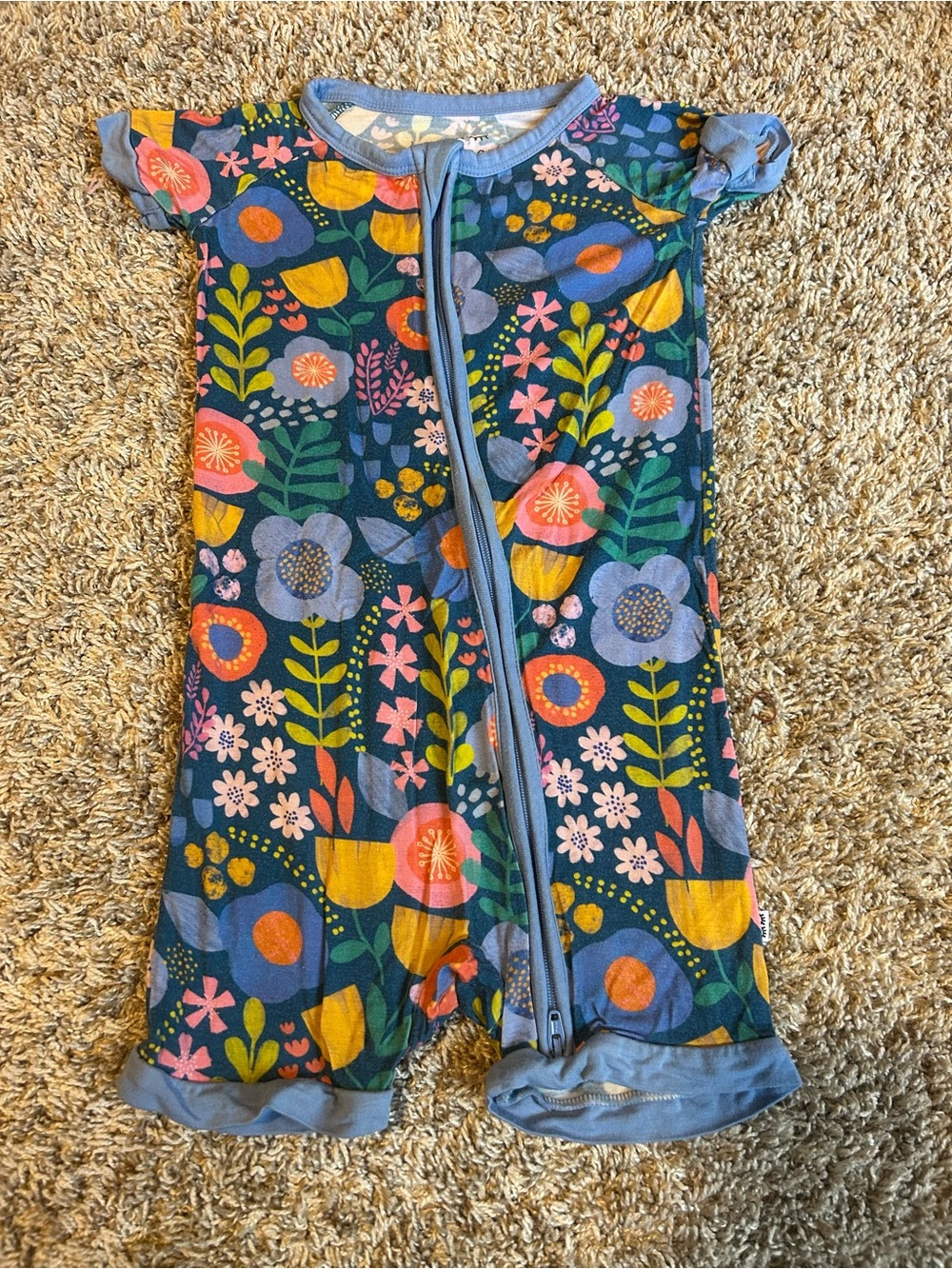 Little Sleepies Folk Floral Shortie.